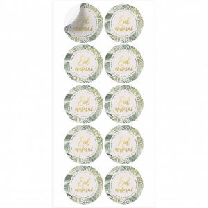 Eid mubarak stickers Tropical